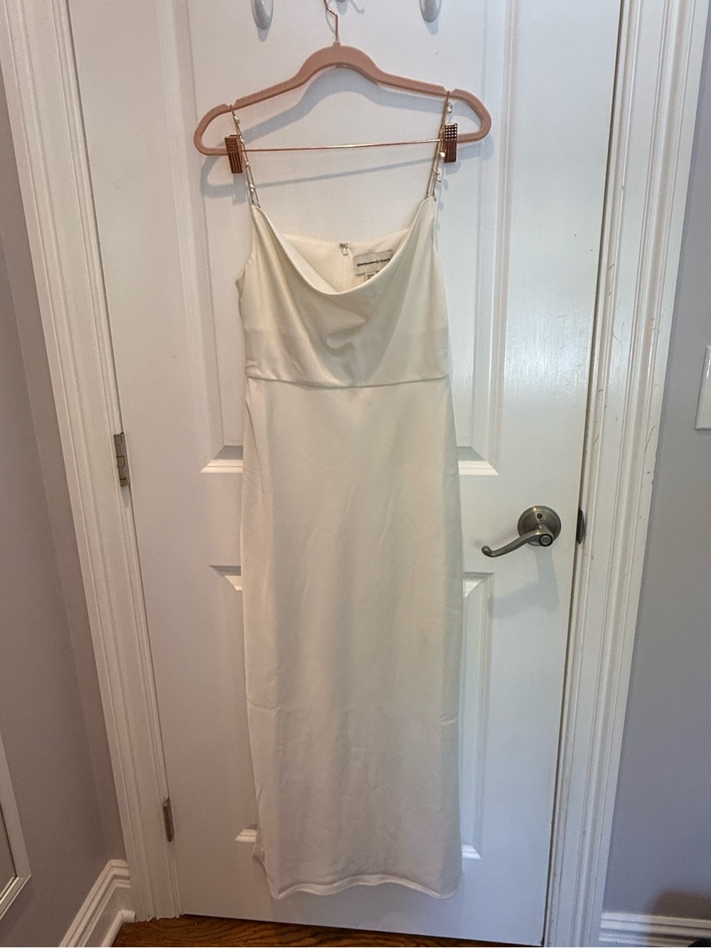 Sachin + Babi Ivory Strapless Slip Dress